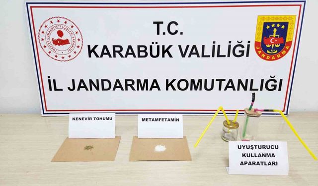 Karabük’te uyuşturucu operasyonu