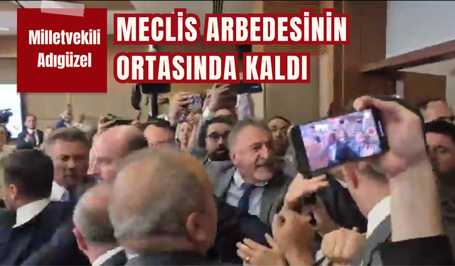 Milletvekili Adıgüzel Meclis Arbedesinin Ortasında Kaldı