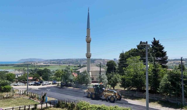 Sinop’ta 110 kilometrelik asfalt mesaisi başladı