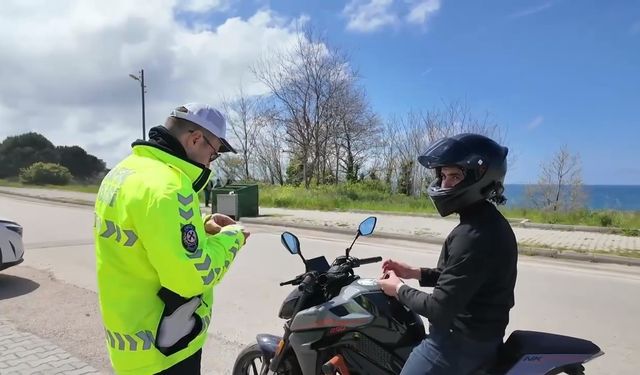 Sinop’ta "sıfır can kaybı" hedefiyle motosiklet seferberliği