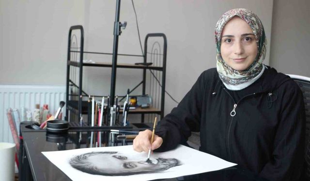 Sosyal medyadan görerek çizdikleri hayran bırakıyor