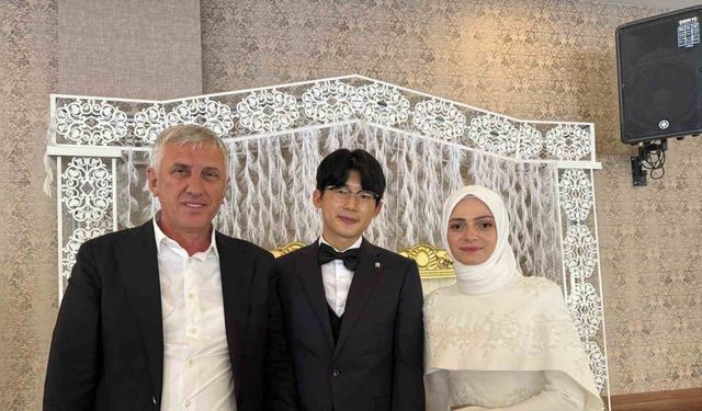 11 bin kilometrelik aşk Of’ta nikahla taçlandı