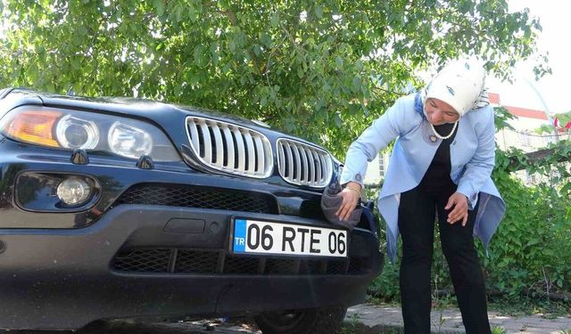 Bu araç yolda göreni şaşırtıyor: 06 RTE 06 Giresun’da