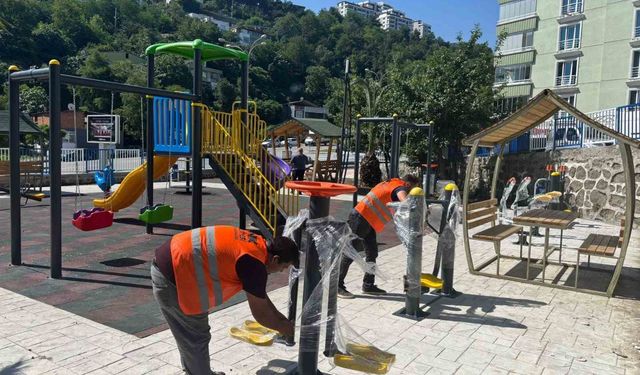 Canik’te 77. park hizmete sunuldu