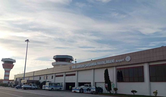 Samsun-Çarşamba Havalimanı’nda 6 aylık yolcu sayısı 700 bini geçti