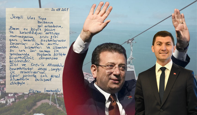 Ekrem İmamoğlu’ndan Altınordu Belediye Başkanı Ulaş Tepe’ye Mektup