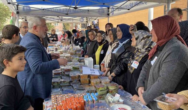 Çorum’da çocuklar Gazze için seferber oldu