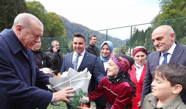 Cumhurbaşkanı Erdoğan Ayder Yaylası’nda