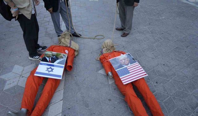 Gümüşhane’de Gazze’ye destek eylemi