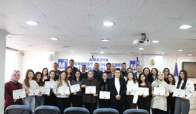 Amasya’da kadınlara yönelik dijital muhasebe eğitimi tamamlandı