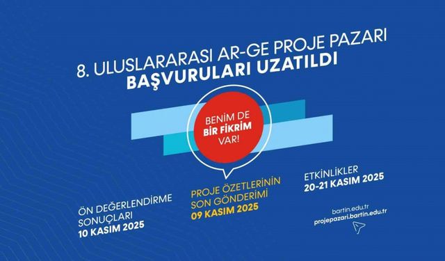 BARÜ 8. Uluslararası Ar-Ge Proje Pazarı başvuru süresi uzatıldı