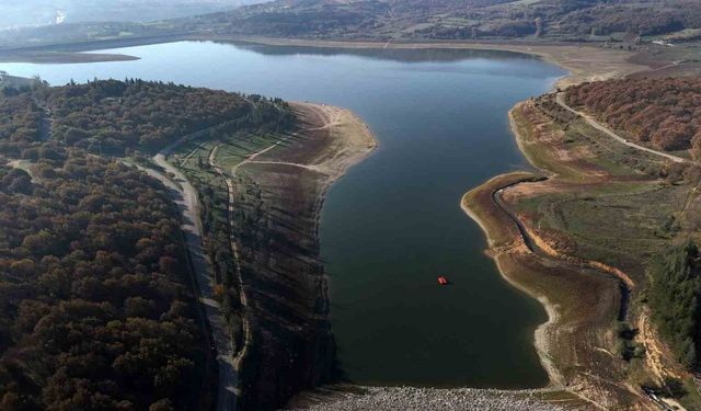 Bolu’nun içme ve kullanma suyunu karşılayan göle son yağışlar etki etti