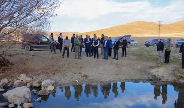 Çatalçeşme köyü içme suyu projesinde çalışmalar sürüyor