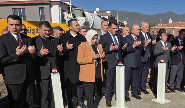 Çilimli’ye Selçuklu mimarisinde yapılacak caminin temeli atıldı