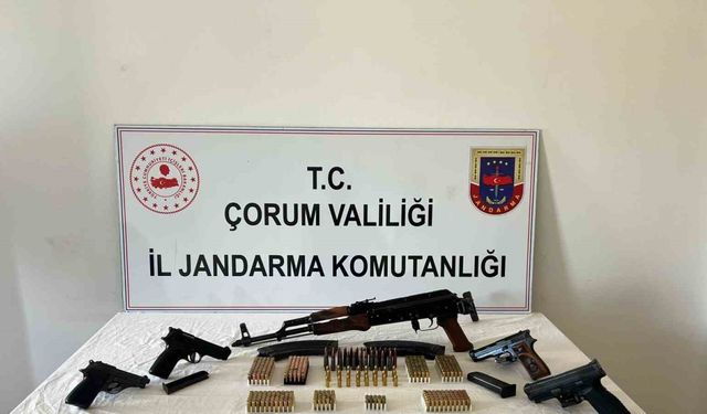Çorum’da kaçak silah operasyonu: 1 kişi tutuklandı