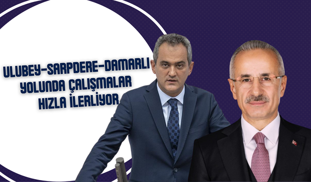 Ulubey–Sarpdere–Damarlı Yolunda Çalışmalar Hızla İlerliyor