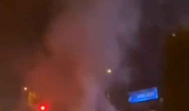 Karabük’te seyir halindeki otomobil alev aldı