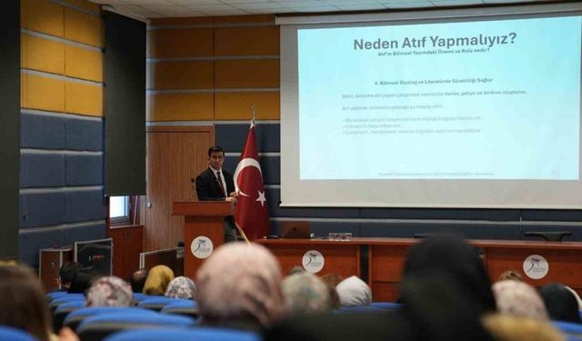KBÜ Tez Yazım Atölyesinde bilimsel etik ve atıf kültürü ele alındı