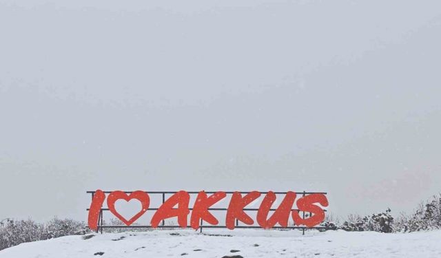 Ordu’nun yükseklerinde kar yağışı