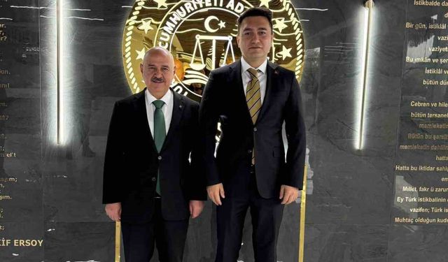Rektör Sözbir ile Başsavcı Emre bir araya geldi