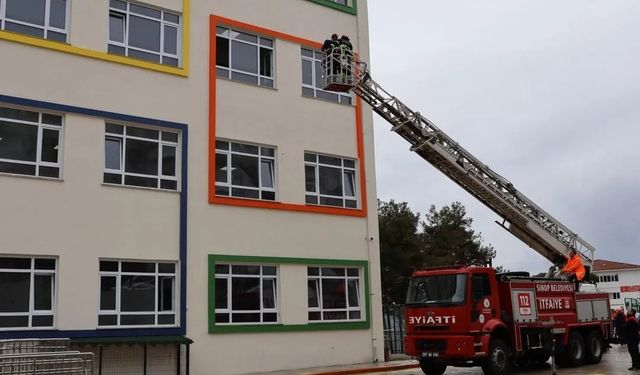 Sinop’ta öğrencilere afet bilinci kazandırıldı