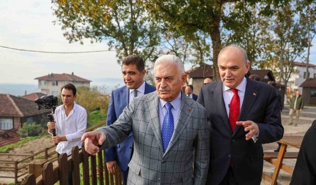 Son Başbakan Binali Yıldırım Konuralp Antik kentini gezdi