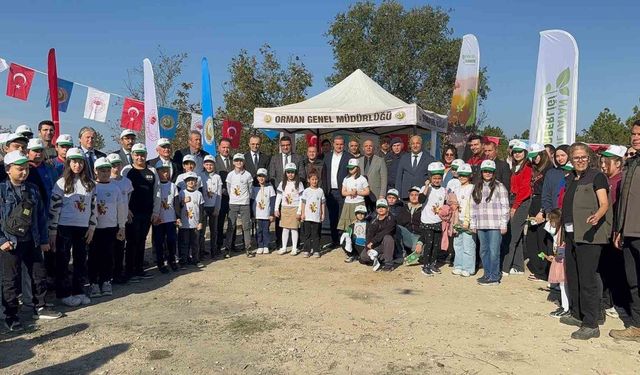 Zonguldak’ta fidan diktiler