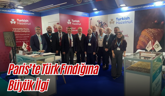 Paris’te Türk Fındığına Büyük İlgi: FI Europe 2025’e Damga Vurdu