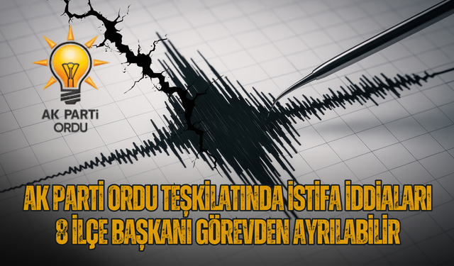 AK Parti Ordu Teşkilatında İstifa İddiaları: 8 İlçe Başkanı Görevden Ayrılabilir