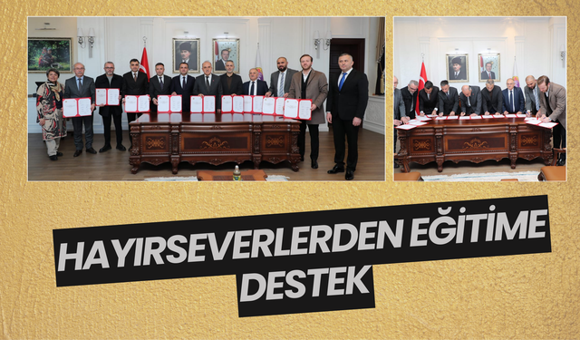 Hayırseverlerden Eğitime Destek
