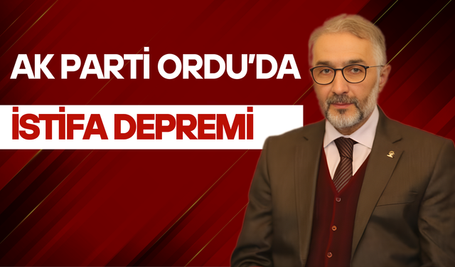 AK Parti Perşembe İlçe Başkanı Şükür Özdemir İstifa Etti