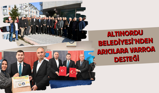 Altınordu Belediyesi’nden Arıcılara Varroa Desteği