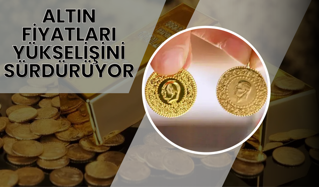 Altın Fiyatları Yükselişini Sürdürüyor