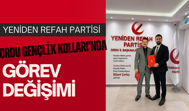 Yeniden Refah Partisi Ordu Gençlik Kolları’nda Görev Değişimi