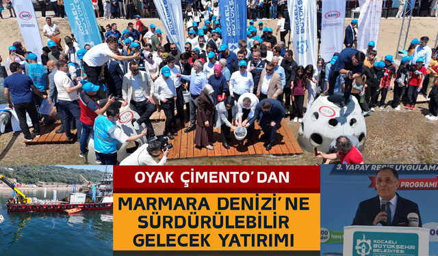 OYAK Çimento’dan Marmara Denizi’ne Sürdürülebilir Gelecek Yatırımı