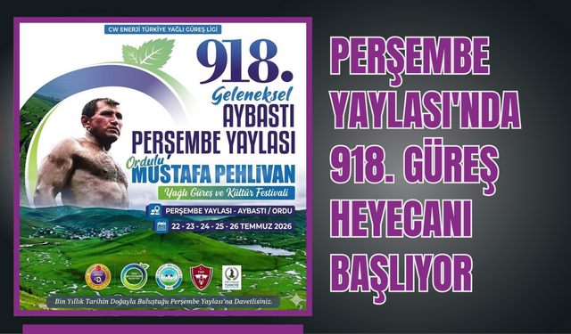 Perşembe Yaylası'nda 918. Güreş Heyecanı Başlıyor