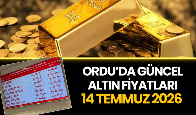 Ordu’da Güncel Altın Fiyatları