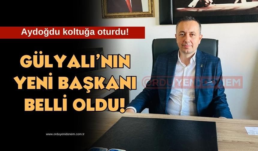 Ak Parti Gülyalı Latif Aydoğdu'ya Emanet!
