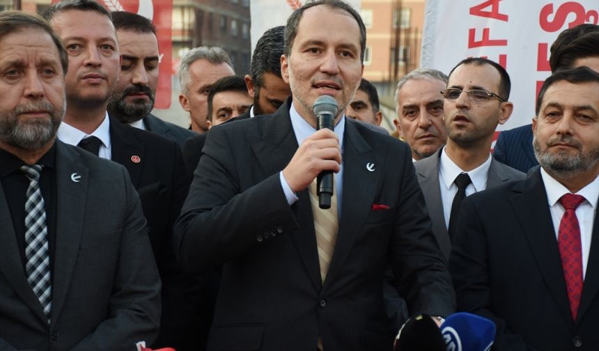 Yeniden Refah Partisi Genel Başkanı Erbakan, yerel seçimlerdeki hedeflerini anlattı: