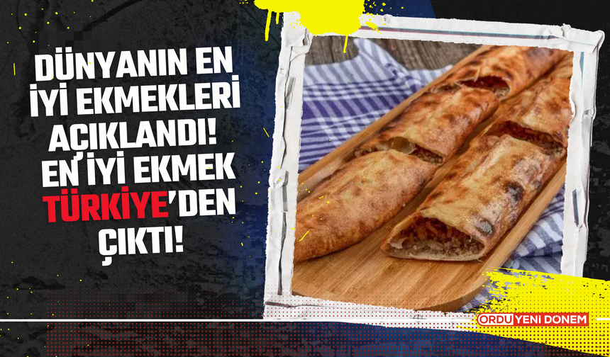 Dünyanın En iyi ekmekleri açıklandı! Türkiye'nin o ekmeği birinci oldu!
