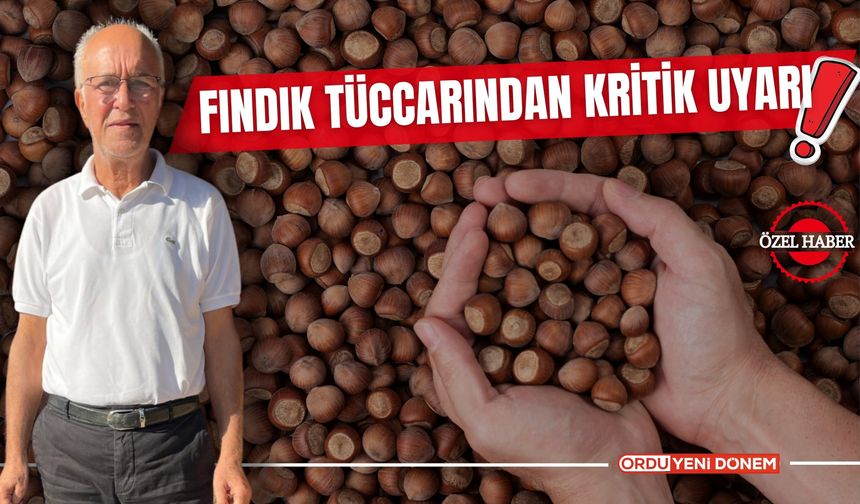 Fındık Tüccarından Kritik Uyarı!