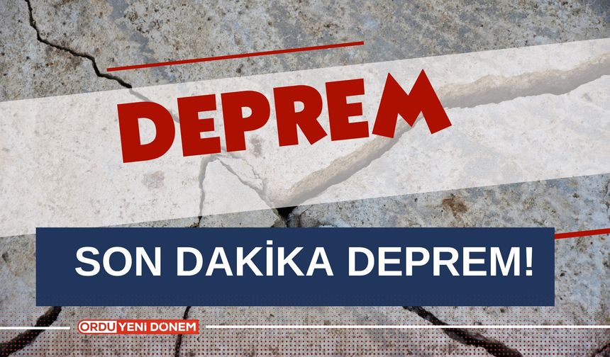 5.0 Büyüklüğünde Deprem Oldu! Vatandaşlar Tedirgin