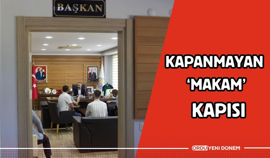 Kapanmayan ‘makam’ kapısı