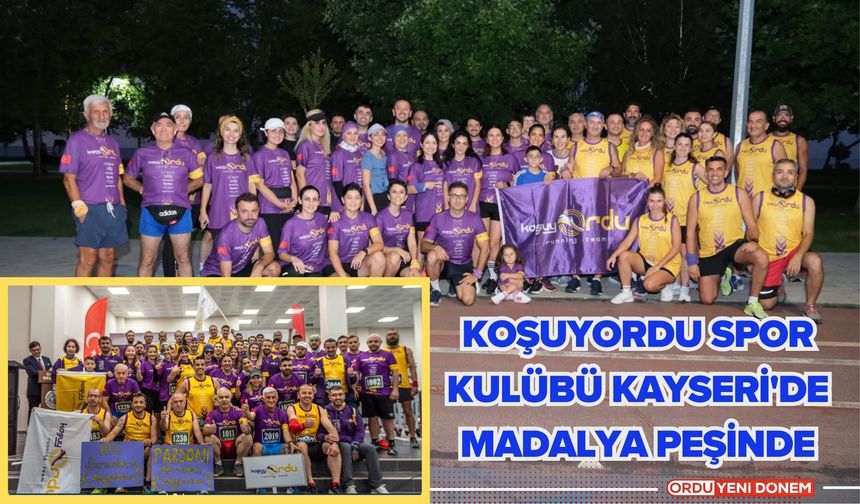 KoşuyOrdu Spor Kulübü, Kayseri'de Madalya Peşinde