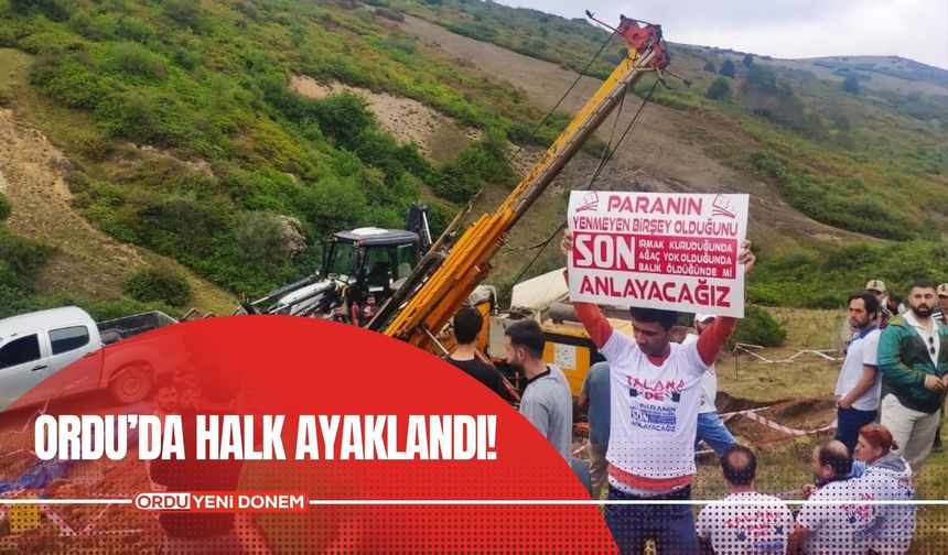 Ordu’da Halk Ayaklandı!