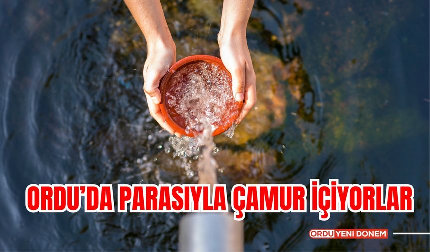 Ordu’da Parasıyla Çamur İçiyorlar