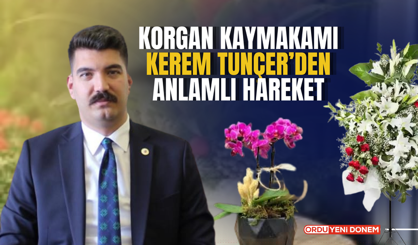 Korgan Kaymakamı Kerem Tunçer’den Anlamlı Davet