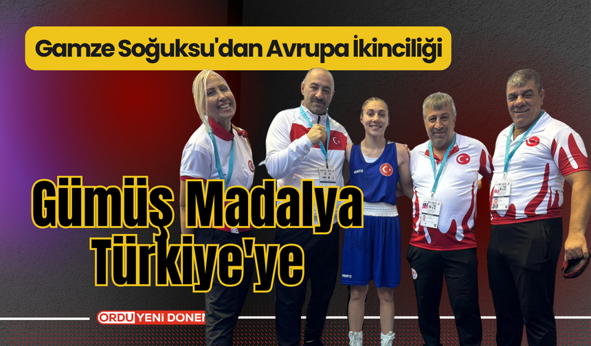 Gamze Soğuksu'dan Avrupa İkinciliği: Gümüş Madalya Türkiye'ye