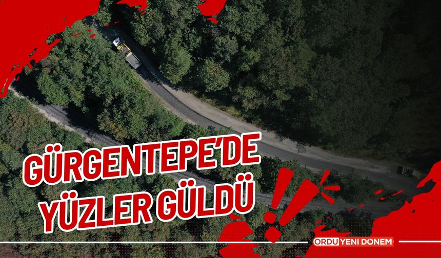 Gürgentepe'de Yüzler Güldü