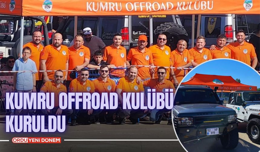 Kumru Offroad Kulübü Kuruldu